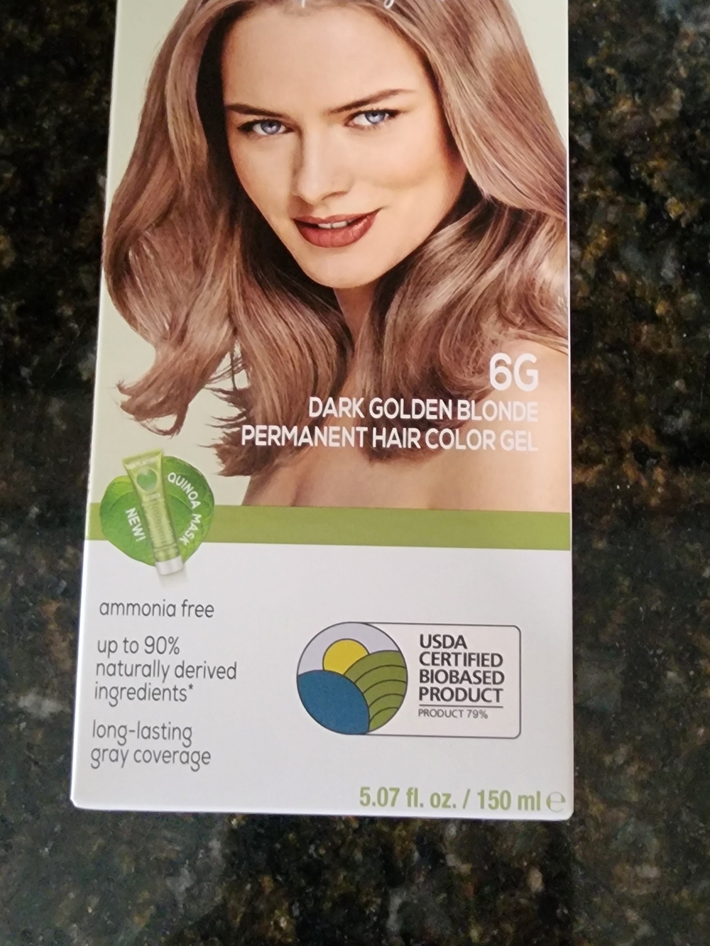 6G Dark Golden Blonde Permanent Hair Color Gel - Ammonia Free